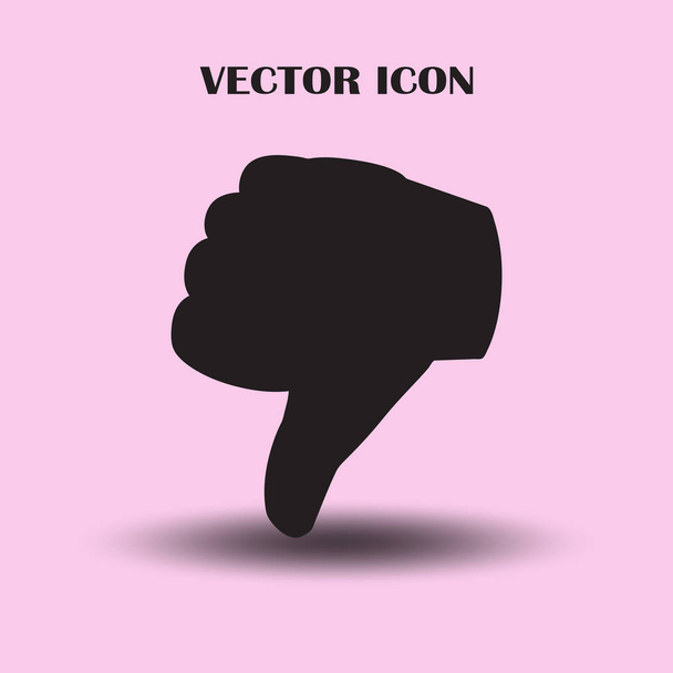 Hüvelykujj-le ikon-vektoros - Vektor, kép