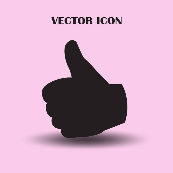 Pollice vettoriale sull'icona - Vettoriali, immagini