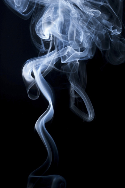 Smoke on the black background - Valokuva, kuva