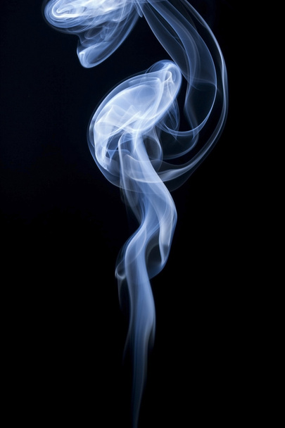 Smoke on the black background - Photo, Image