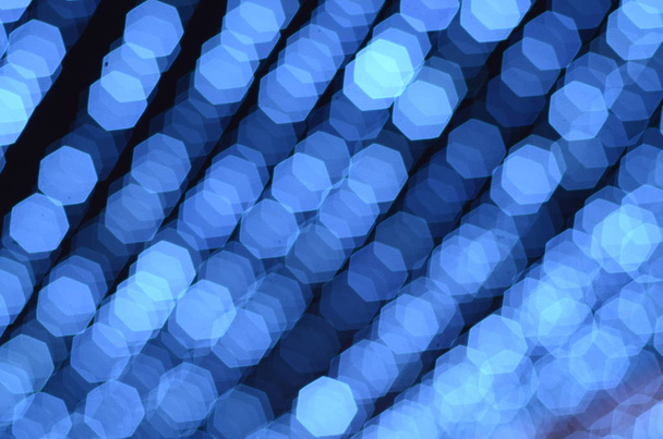 abstract blue, blurry lights background  - Fotoğraf, Görsel