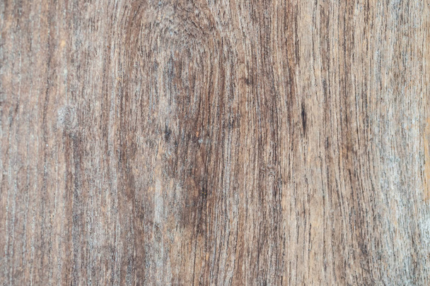 Close up rustic wood table with grain texture in vintage style. Surface of old wood plank in macro concept with empty template and copy space for abstract background or wallpaper and other design. - 写真・画像