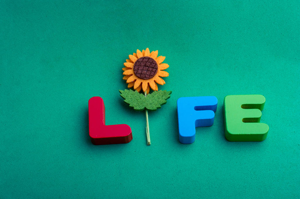 Formulace život s pomocí falešných květin v zobrazení - Fotografie, Obrázek