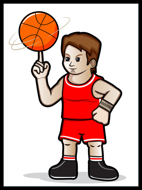 basketbalový hráč - Vektor, obrázek