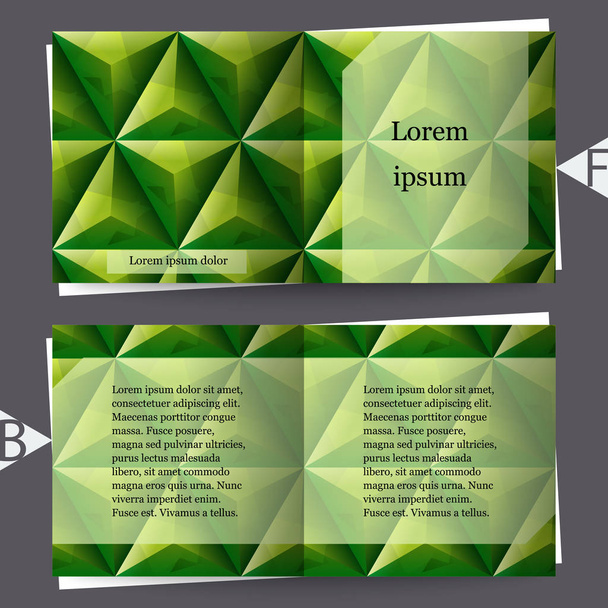 abstrakter Hintergrund mit geometrischem Muster. Broschüre Vorlage. eps10 Vektorabbildung - Vektor, Bild