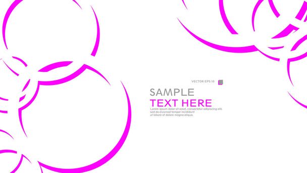 Abstract background with circles. Vector illustration. - Vettoriali, immagini