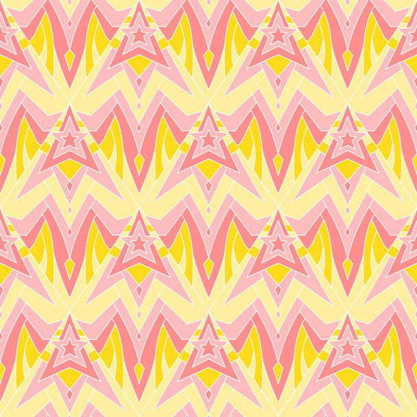 Bright rhombic seamless pattern for textiles and printing. - Vector, Image