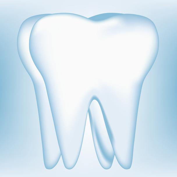 Simple tooth design element. vector mesh illustration - Vecteur, image