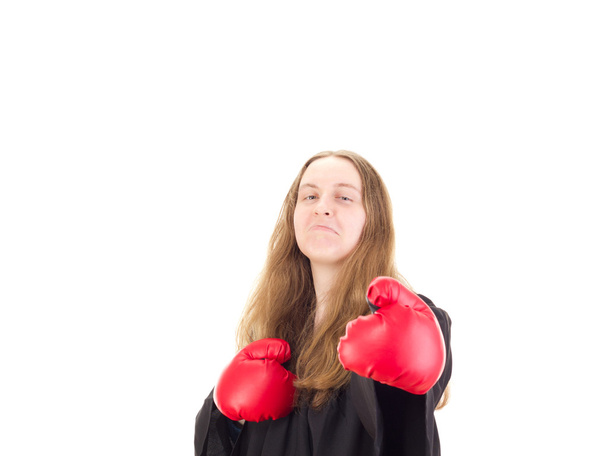 Адвокат з боксерськими рукавичками
 - Фото, зображення
