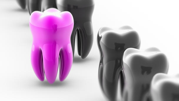 Tooth. Looping footage has 4K resolution and alpha channel. Prores 4444.  - Footage, Video