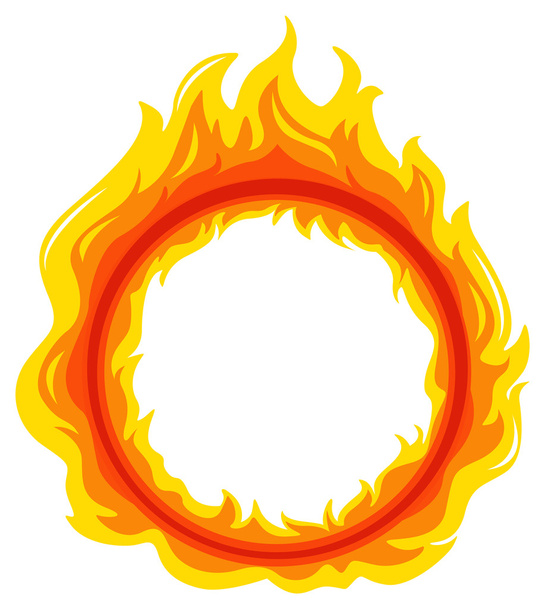 ohnivá koule - Vektor, obrázek