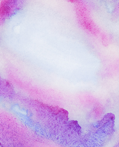 Абстрактный фиолетовый акварельный фон. - Фото, изображение
