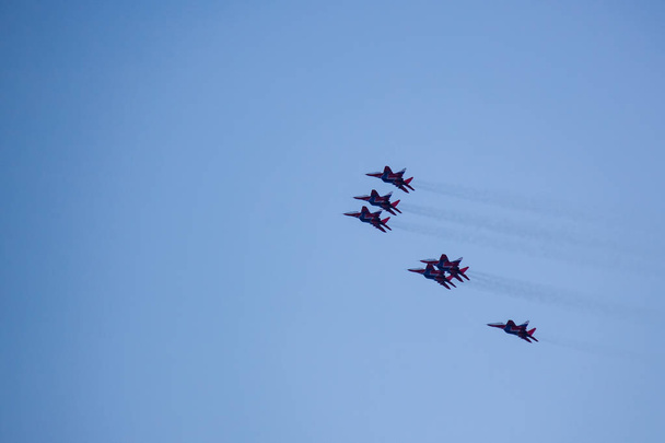 Performance Air Group Swifts at an air show in Sochi - Photo, Image