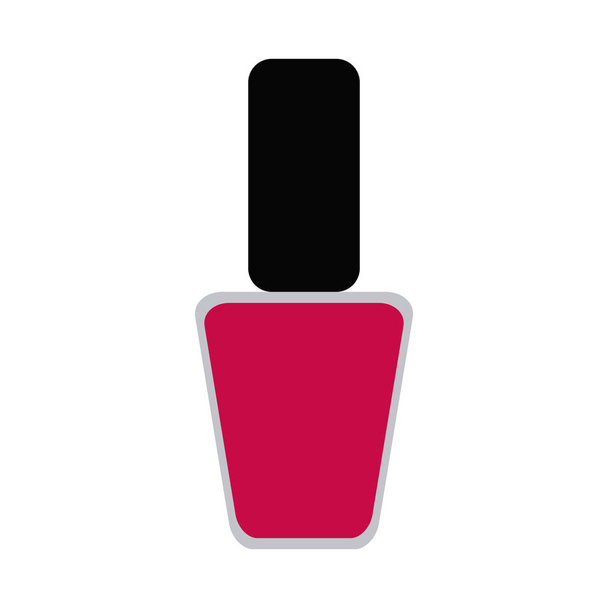 Makeup nail polish bottle vector illustration graphic design - Vector, Image
