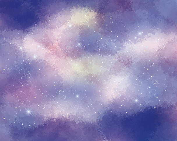 vector background of starry sky - Vector, Image