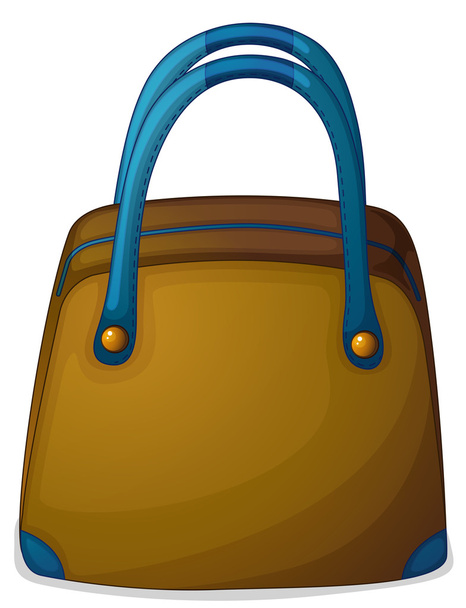 A táska egy kék - Vektor, kép