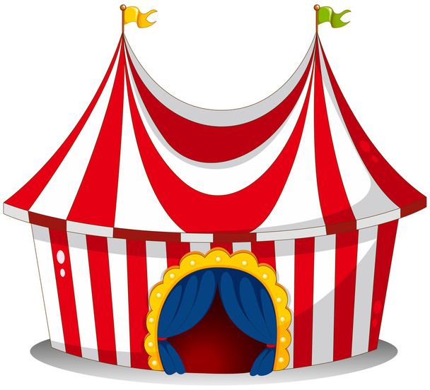 Uma tenda de circo
 - Vetor, Imagem