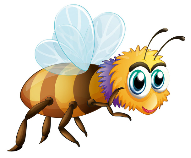 Une grosse abeille grasse
 - Vecteur, image
