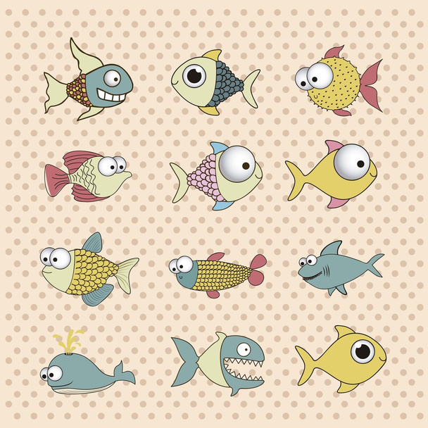 Illustrazione dei pesci
 - Vettoriali, immagini