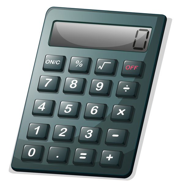 een rekenmachine - Vector, afbeelding