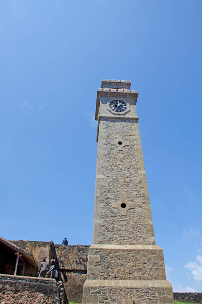 Clock tower Galle fort in Sri Lanka - Photo, image