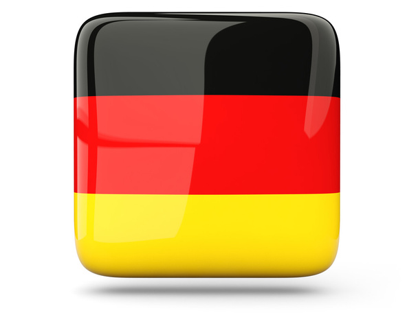 Square icon of germany - Photo, Image