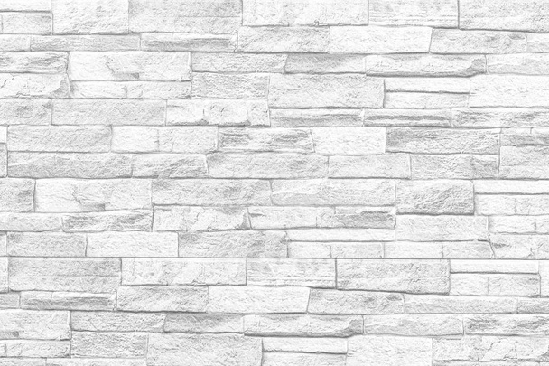 Witte moderne muur achtergrond, witte betonnen tegel muur patroon en achtergrond - Foto, afbeelding