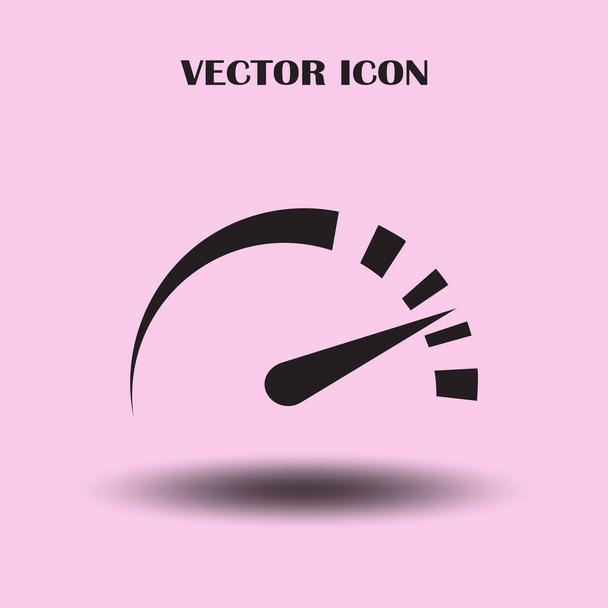 Prędkościomierz wektor web ikonę - Wektor, obraz