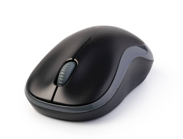 Bezprzewodowa mysz komputerowa izolowana na białym tle - Zdjęcie, obraz