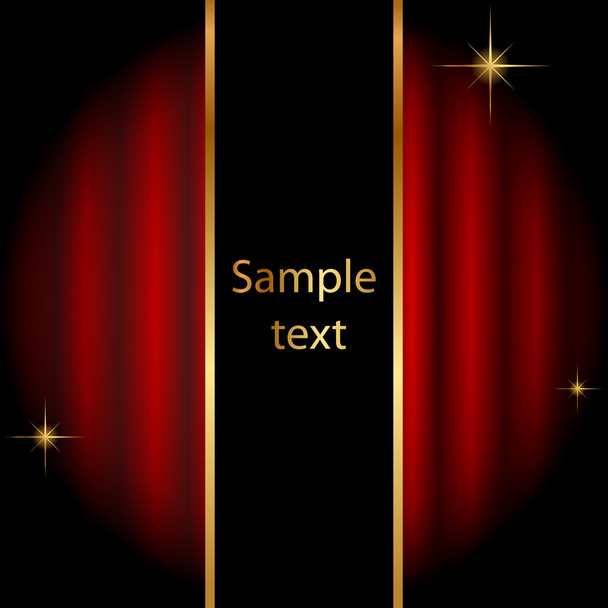Vector stage background with sparkles - Vector, Image