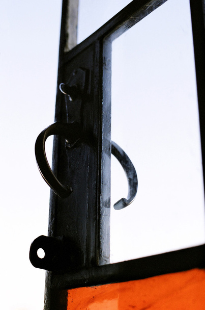 Puerta de cristal manchado
 - Foto, imagen