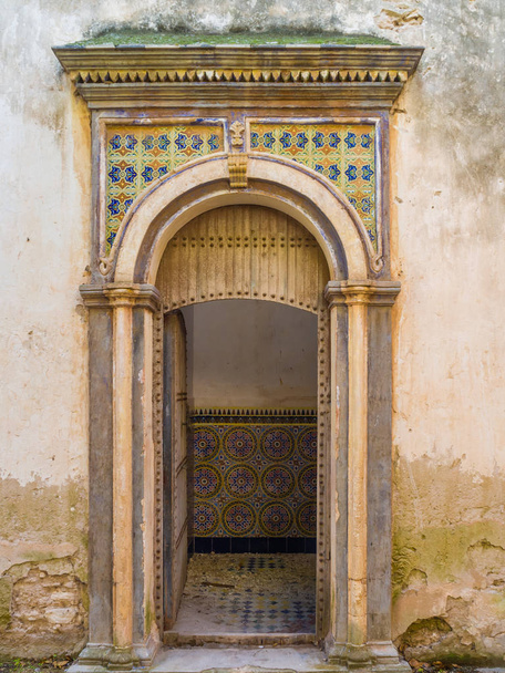 Ruïnes van Dar Caid Hadji van oude herenhuis in de buurt van Essaouira, Marokko - Foto, afbeelding