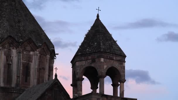 Arménský kostel. Gandzasarský klášter, starobylá arménská sakrální architektura - Záběry, video