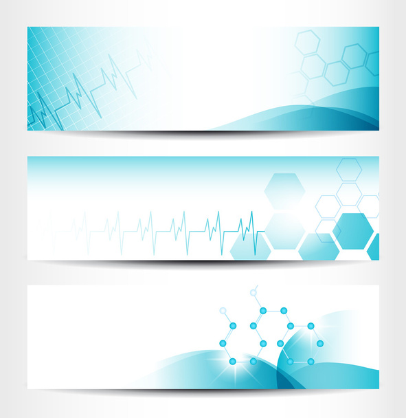 medical banners - Vector, Image