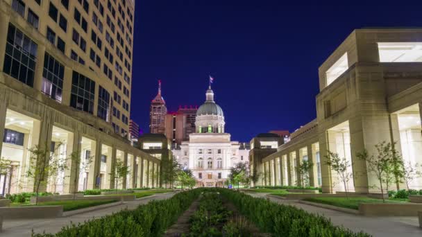 Indiana State Capitol Building, Indianapolis, Indiana, USA. - Záběry, video