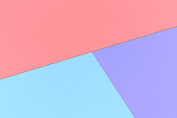 Pastelových pozadí abstraktní s Bledě azurová, barvy maximální modrá fialová a Tulipán, akvarel papír textury - Fotografie, Obrázek