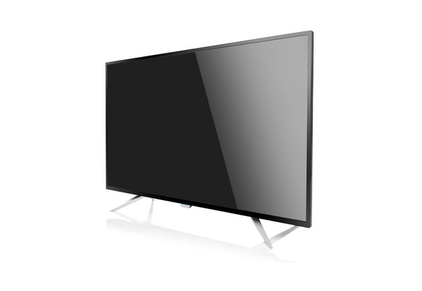 Monitor de computador ou aparelho de TV. Isolado sobre fundo branco
. - Foto, Imagem