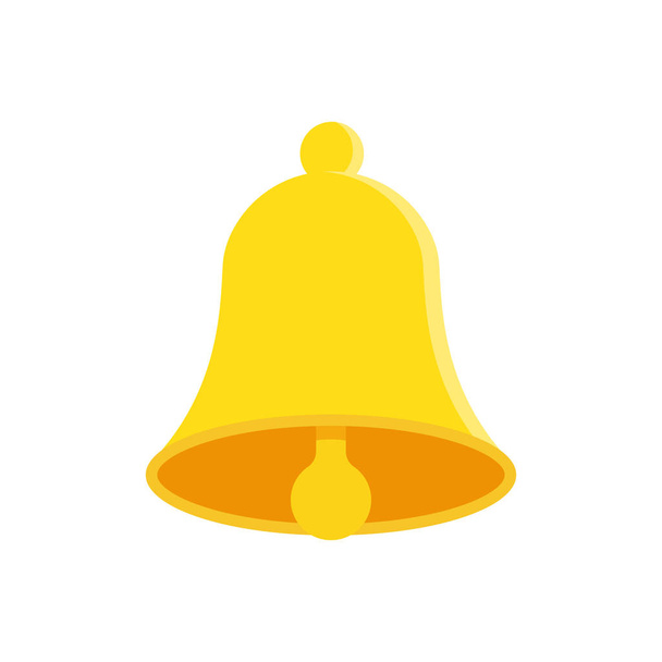 Bell icon. Alarm. Notifications call icon, Isolated on white background - Διάνυσμα, εικόνα