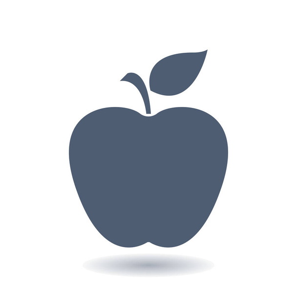 リンゴのアイコン。健康食品のコンセプトです。自然療法のシンボル. - ベクター画像