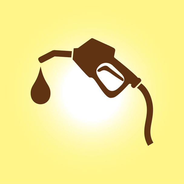 проста іконка насадки бензинового насоса, Векторні ілюстрації
 - Вектор, зображення