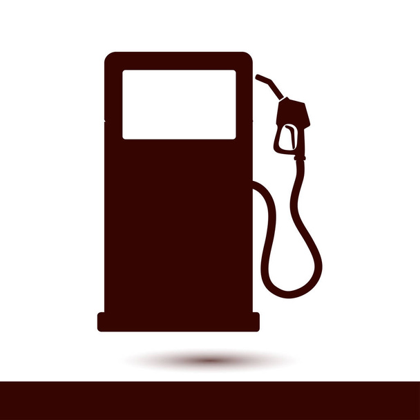 ícone simples do bico da bomba de gasolina, ilustração vetorial
 - Vetor, Imagem