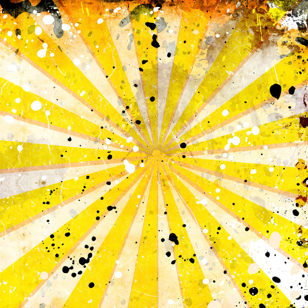 vintage abstract sun's rays on the wall grunge - Zdjęcie, obraz