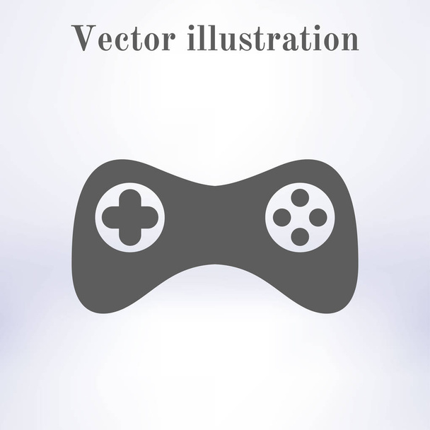 Gamepad-Symbol. Vektor. flachen Design-Stil. Joypad-Symbol. - Vektor, Bild