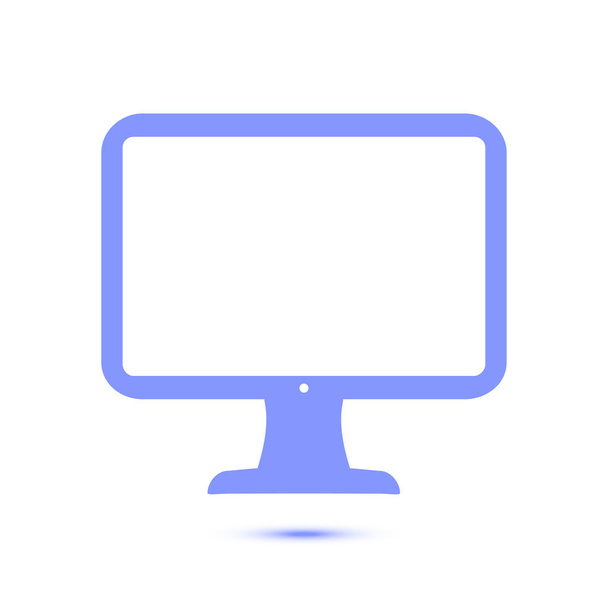 Icona del segno del display del computer. Stile di design piatto
. - Vettoriali, immagini