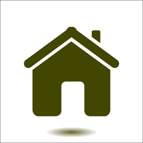 Vektor Home Icon im flachen Design-Stil. - Vektor, Bild