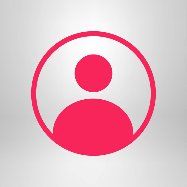 User sign icon. Add friend symbol. Flat design style. - Vector, Image