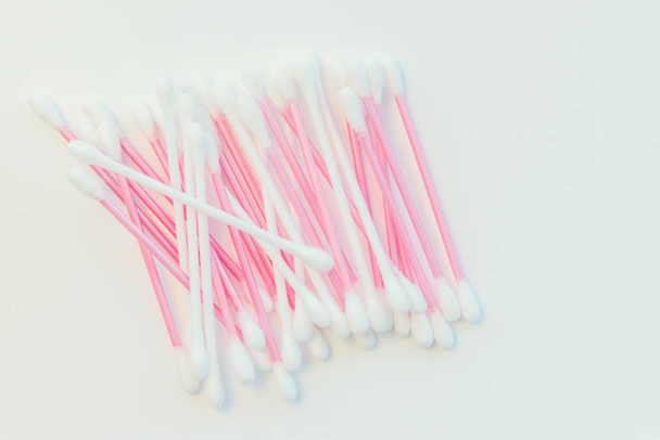 hygienic, cotton buds for cleaning ears, maintaining the purity of the body and auditory organs for health - Fotó, kép
