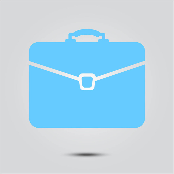 Briefcase icon, vector illustration. Flat design style.  - Vector, Image