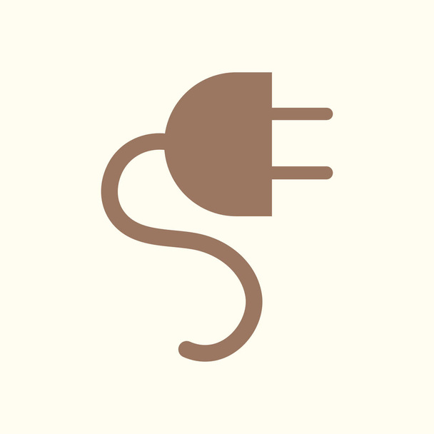 Simbolo della presa elettrica vettoriale. Icona piatta web
. - Vettoriali, immagini