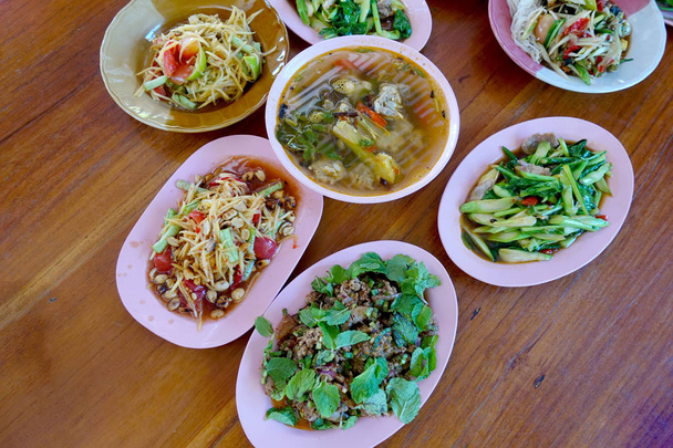 The food of the Thai people in the Northeast.                                - Photo, Image